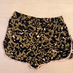 Topshop Cheetah Print Shorts